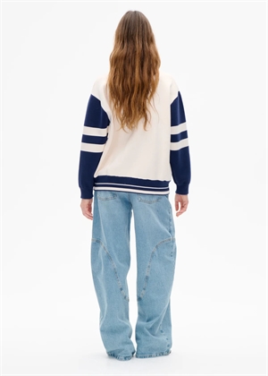 Chrissie strik cardigan Baritone Blue MIx Baum Und Pferdgarten 